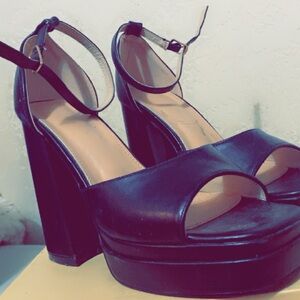 Black Platform Heels